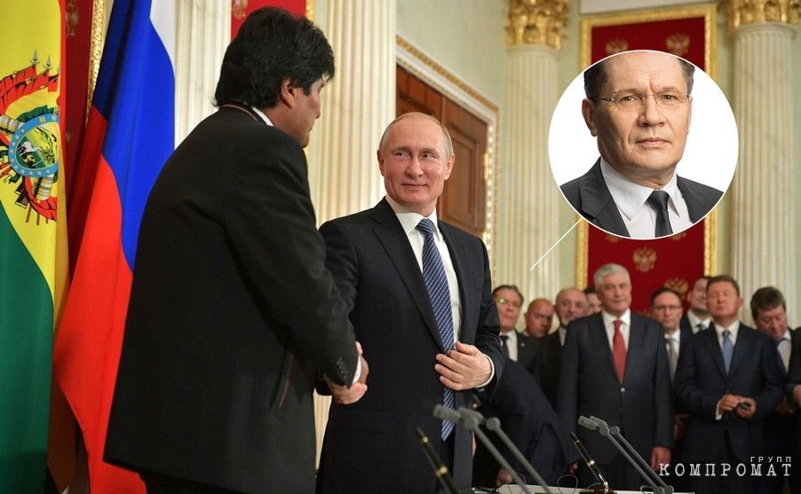 Глава &laquo;Росатома&raquo; Алексей Лихачев на встрече президентов в Кремле